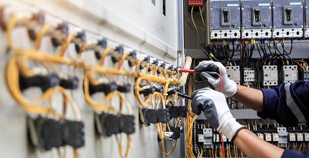 Professional Electrician technician working in Needville, TX